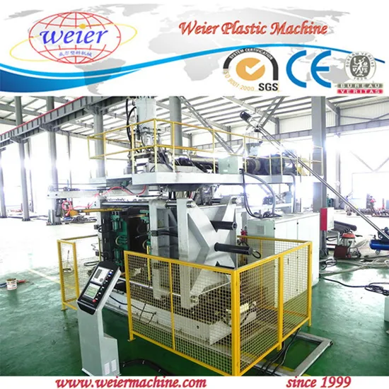220L Blue Vertical Water Tandk Blow Molding Machine