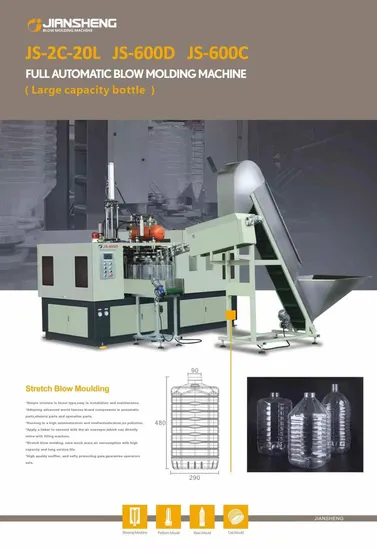 High Quality 1cavity 20L Pet Blow Molding Machine