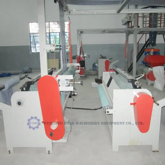 Double Cutting Double Rewinding Two Layer Ab Film Blown Machinery