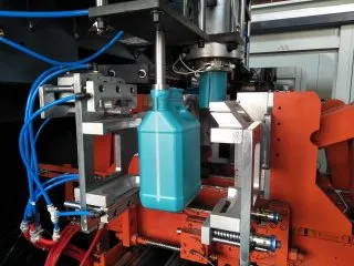 5L HDPE Two Station Two Head Extrusion Blow Molding Machine