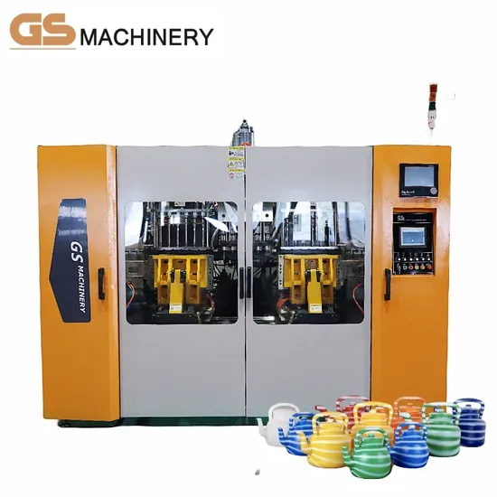 Automatic HDPE PP Extrusion Blow Molding Machine for Double Color Kettles