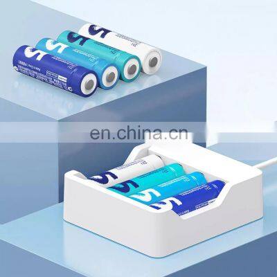 ZMI5 rechargeable lithium battery + charger set 1.5 constant voltage 2900MWh high energy cycle charging