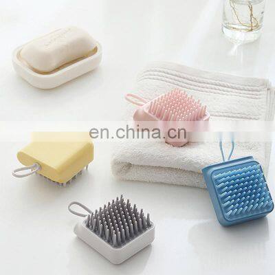 Salon hair scalp massager shampoo brush for hair Soft Silicone Head shampoo brush