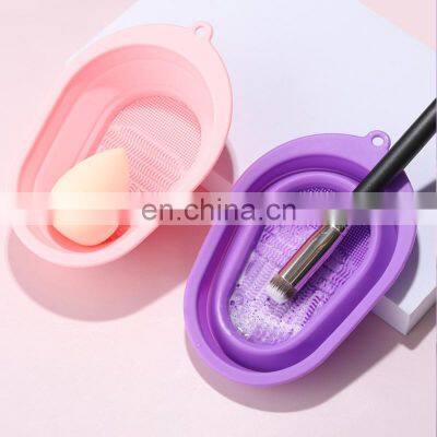 Makeup Brush Silicone Cleaning Pad Makeup Brush Washing Tool Cleaning Mat