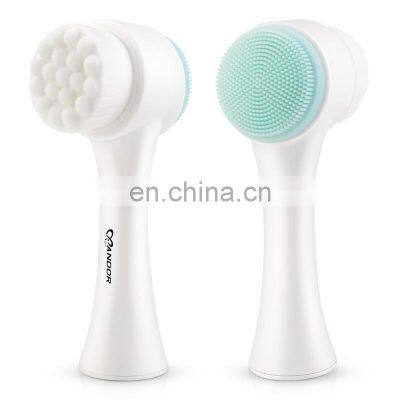 Korean Facial Cleansing Brush With Silicone Massage Brushes Skin Care Tools
