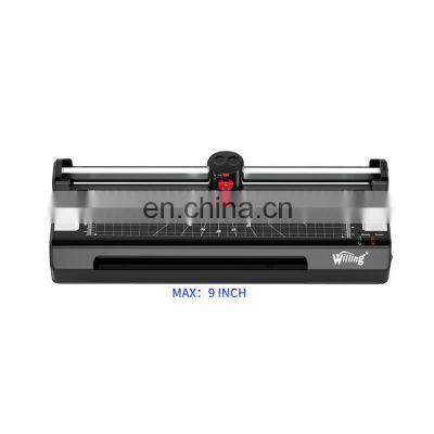 Willing OL288 Multifunction With cutter Hot & Cold A4 desktop laminator desktop laminator for photo and documents laminating