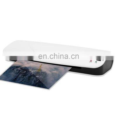 Office Small Automatic 2 Roller Adjustable 220mm Width Photo A4 Hot Cold Laminator Laminating Machine