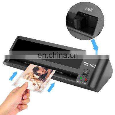 Factory Price Customized A4 A5 A6 Office Equipment Portable Pouch Thickness 75-125mic Sheet Plastic Paper Automatic Laminator