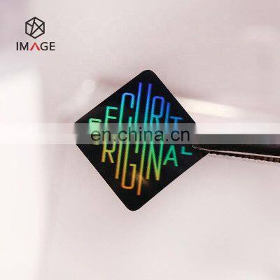 3D Square Shape Honeycomb Tamper Evident Hologram Security Labels