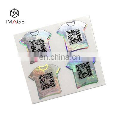 Custom Laser Holographic Security Labels Stickers for Clothing Hangtag Products