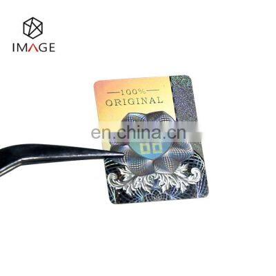 Small Size Serial Numbered Hologram Stickers for Brand Packaging