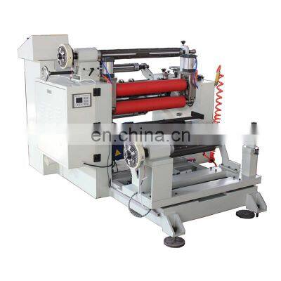 PP PVC PET PE Plastic Film Label Paper Foam Fabric roll Slitting Rewinding Machine