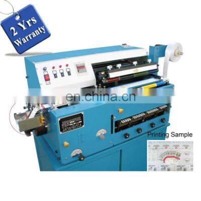 UTP460 Small Table Top Textile Elastic Label Printing Machine, Mini Cloth Trademark Lace Ribbon Letter Press Printer