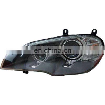 upgrade to LED angel eyes white HID XENON headlamp headlight 2011-2013 for BMW X5 E70 yellow Xenon 2008-2010