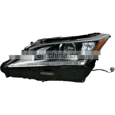 High quality aftermarket car accessories single len LED headlamp headlight for LEXUS RX head lamp head light 2016-2019