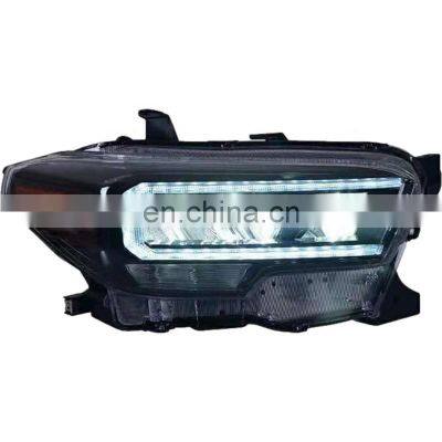 The latest high quality car accessories full LED headlamp headlight plug and play for toyota tacoma head lamp head light 2020