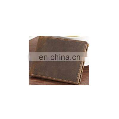 Cow Crazy Horse Leather Wallet