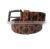 Genuine cow hide top grain belt for men 100% Leather stitched wholesale retail customised flexible hot sale OEM ODM