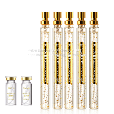 Magic Line Face Thread Lift Gold Hydrolyzed Collagen Protein Line Peptide Lines Set Anti-wrinkle Serum Skin Care