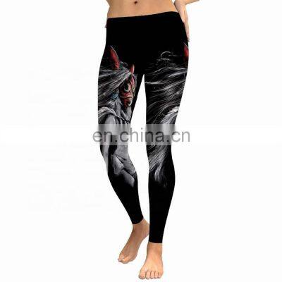 2020 Cartoon Princess Mononoke and Wolf Women leggings Fitness Leggins Printed legging for Woman pants