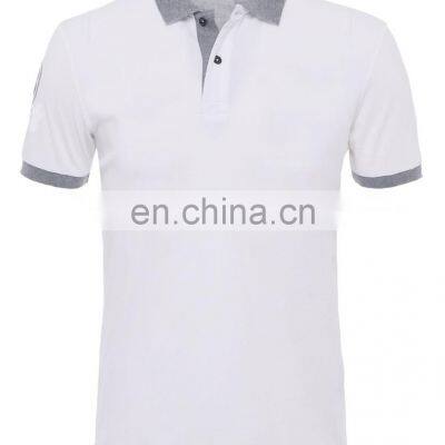 Short sleeve slim fit polo shirt for men