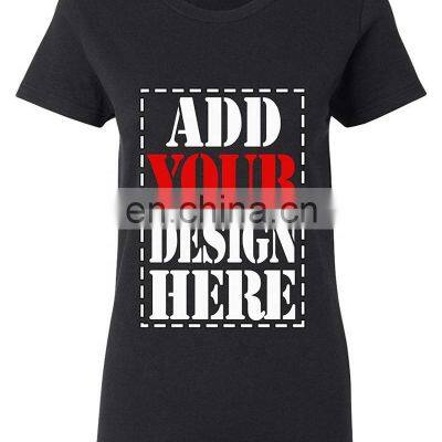 Custom design simple real cotton vocational t shirts