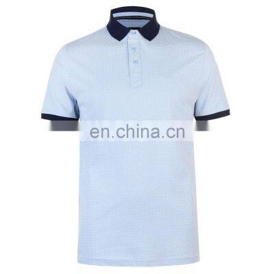 Mens Plain Blank T Shirt 100% Cotton Polyester Custom Logo Sublimation Quick Dry Pique Golf Polo Shirts