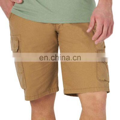 Wholesale Men Bodybuilding Shorts With Double Zipper Cargo Pockets Quick Dry Running Gym Shorts