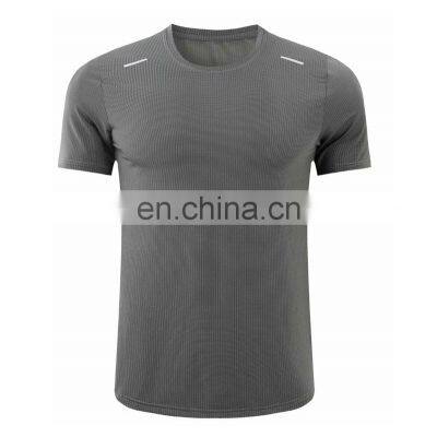 Shirt Short Gym Gym T-shirt Custom Logo Plain Fitness Bodybuilding Training Mens Muscle Fit T Shirt