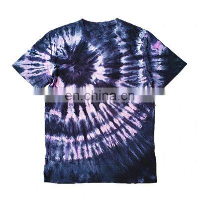 New Summer 100% Cotton 250 GSM T Shirt Tye Dye T-shirts Custom Embroidered T-shirt