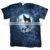 Hot Sale New Bleached Custom Printing T--shirts Polyester Sublimation Custom Tie Dye T Shirt