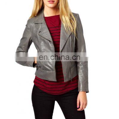 2022 women hot sale women popular designs custom pu Leather jackets