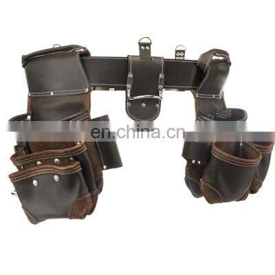Barber leather holster tool belt Stylist Shears hip bag leather Shears belt pouch