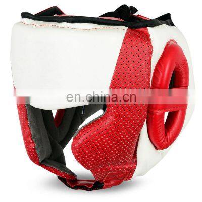 Black Head Guard Kick Boxing Protection Gear Mma Boxing Training Helmet