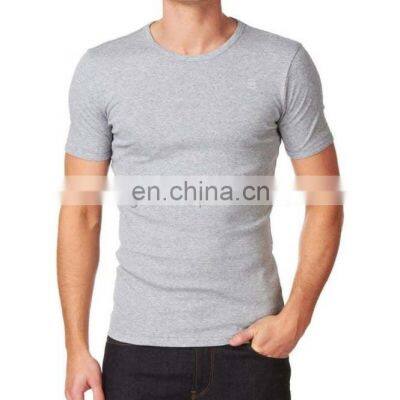 Slim fit Cotton Spandex fabric T-shirt for men, gym t-shirts wholesale