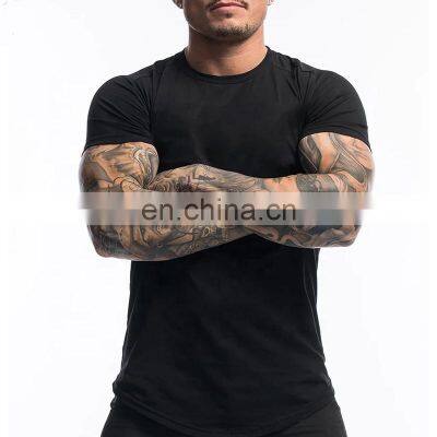Gym Fitted Muscular fit Scoop Hem Custom T-Shirts
