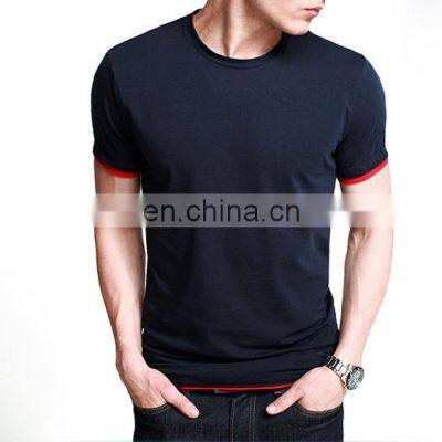 Wholesale Fit Blank Lint Free Combed Cotton Men T-shirt