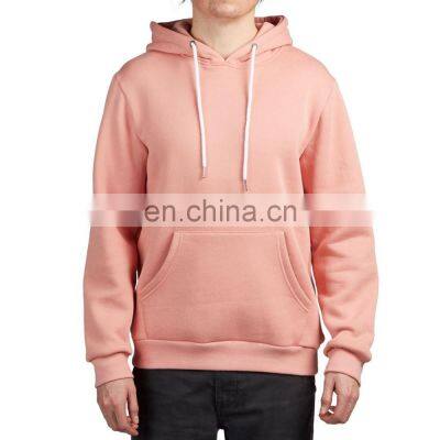 Salmon pink Custom designed Men's Fitness Running Hoody Sportswear Gym Cotton Spandex Hoodies & Sweatshirts