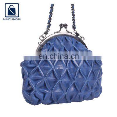 Exclusive Range of Swiss Cotton Lining Stylish and Luxury Genuine Leather Sling Bag for Women at Wholesale Price