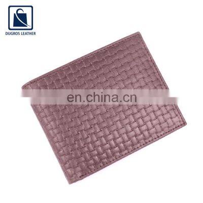 High Quality Nickle Fitting Matching Stitching Stylish and Premium Genuine Leather Men Wallet from Indian Exporters