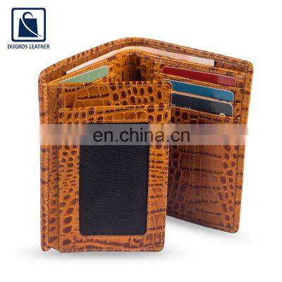 Leading Exporter of Unique Fashion Alligator Print Design Unisex Wallet for Bulk Purchasers