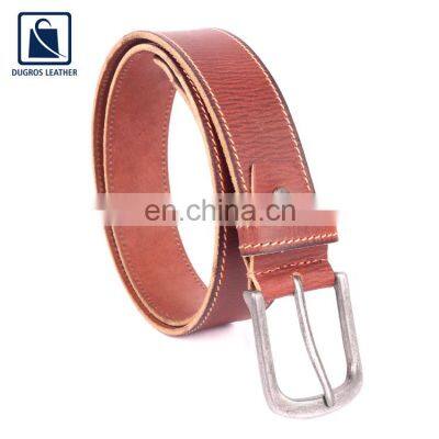 Exporter and Supplier of Stylish Look Excellent Quality Wholesale Nickle Fitting Customize Color Genuine Leather Belt for Men