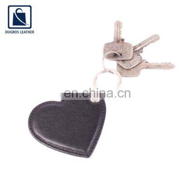 Matching Stitching Nickle Fitting Top Selling Wholesale Luxury Genuine Leather Key Ring/ Key Chain for Women