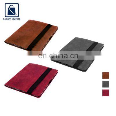 Elegant Look Stylish Suede Lining Best Selling Unisex Wholesale Genuine Leather Tablet Sleeve Bag for Bulk Purchase