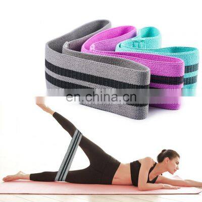 Circle Hip Booty Bands Custom LOGO Circle Loop Training Exercise Resistance Band Gym Squat Glute Butt Fabric Band