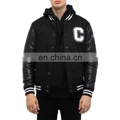 Custom Made Satin Varsity Jacket/ Satin Baseball Varsity Jacket