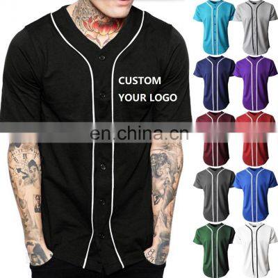 Baseball Uniforms Sportswear 2022 Fully Customize Youth Baseball Shirt Wholesale Baseball Softball Wear Men Sports