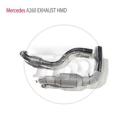 Exhaust Manifold Downpipe for Benz A260 Car Accessories With Catalytic converter Header Without cat pipe whatsapp008618023549615