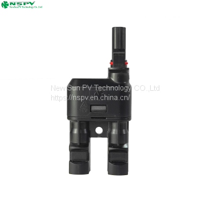 high qualtity male female waterproof Y connector type 2to 1 solar panel connectors