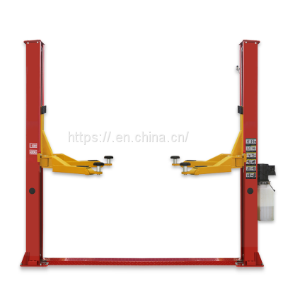 4T/Two Side Manual Release Two Post Bilateral Release Hydraulic Car Lifting Machine With Floor Machine V-LZW-C-2140